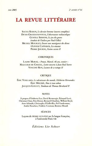 Revue littéraire (La), n° 14