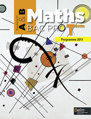 Maths, bac pro terminale : groupements A & B