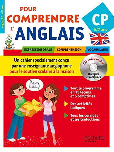 Pour comprendre l'anglais, CP, 6-7 ans : expression orale, compréhension, vocabulaire