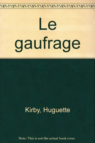 Le gaufrage