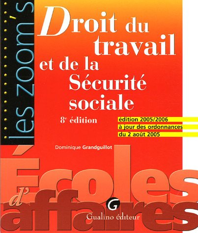 droit du travail et de la sécurité sociale