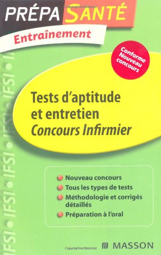 Tests d'aptitude et entretien, concours infirmier : entraînement