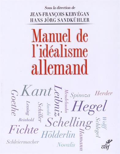 Manuel de l'idéalisme allemand