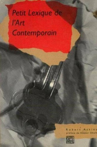 petit lexique de l'art contemporain