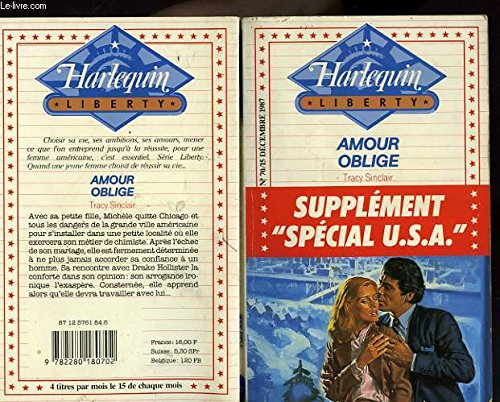 amour oblige (harlequin)