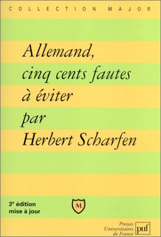 allemand, 500 fautes à éviter
