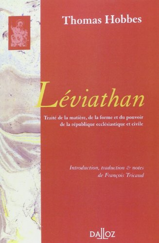 Léviathan : traité de la matière, de la forme et du pouvoir de la république ecclésiastique et civil