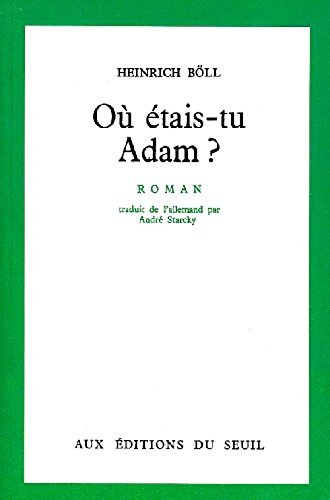 Où étais-tu, Adam ?