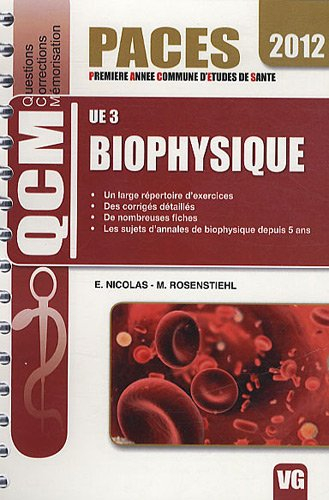 Biophysique UE3