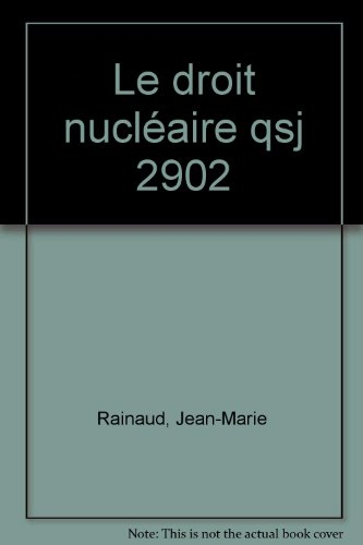 Le Droit nucléaire