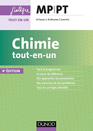 Chimie tout-en-un MP, PT