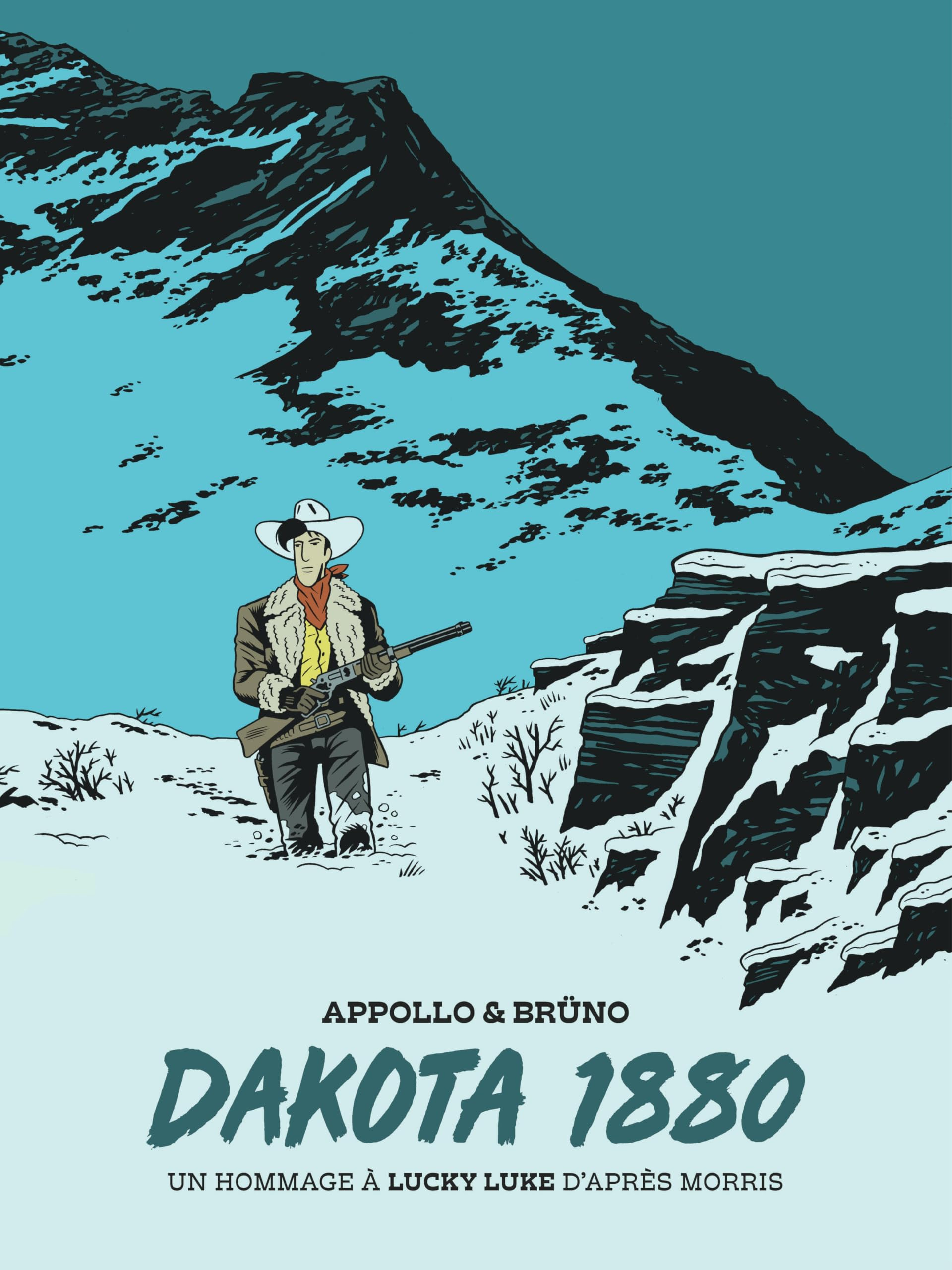 Un hommage à Lucky Luke d’après Morris. Dakota 1880