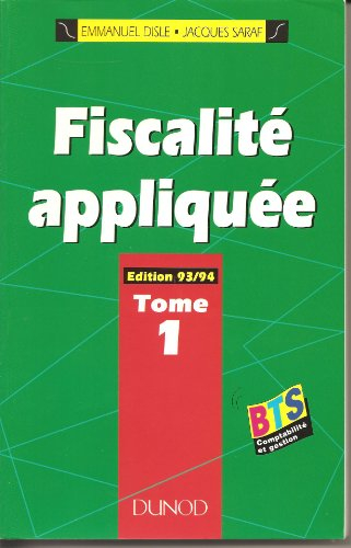 fiscalite appliquee tome 1