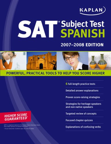 sat subject test: spanish, 2007-2008