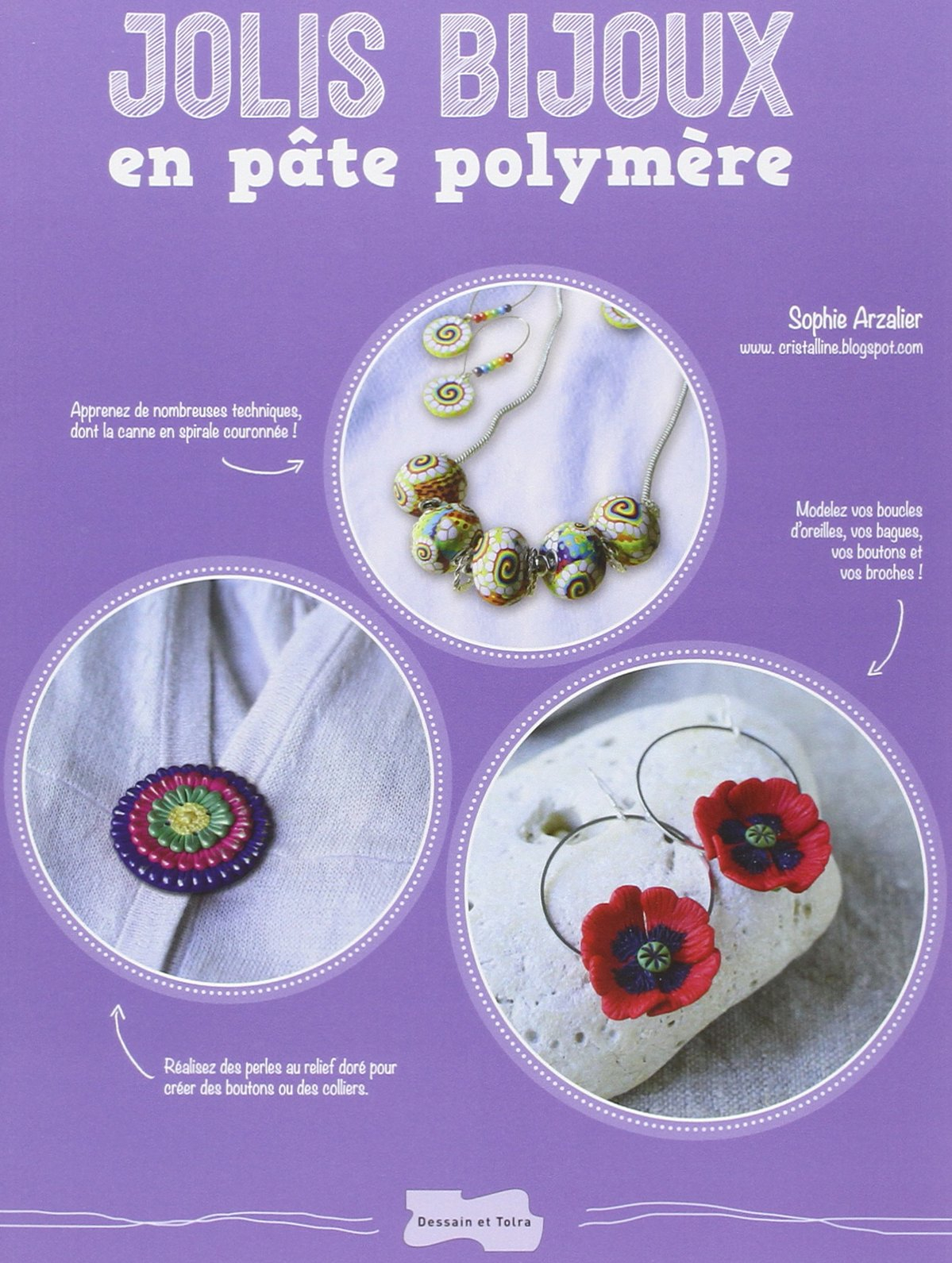 Jolis bijoux en pâte polymère
