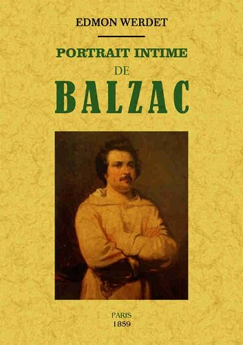 portrait intime de balzac