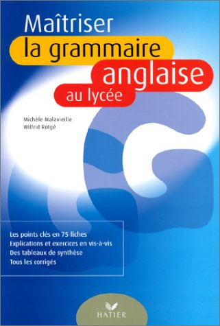 maîtriser la grammaire anglaise au lycée