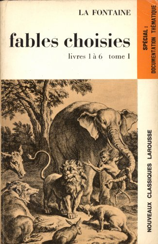 fables choisies (livres 7 a 12, tome ii)