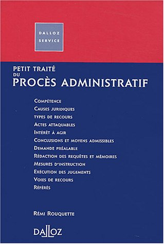 petit traité du procès administratif