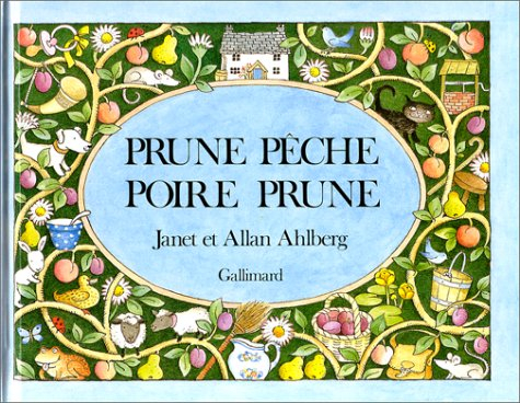 Prune, pêche, poire, prune