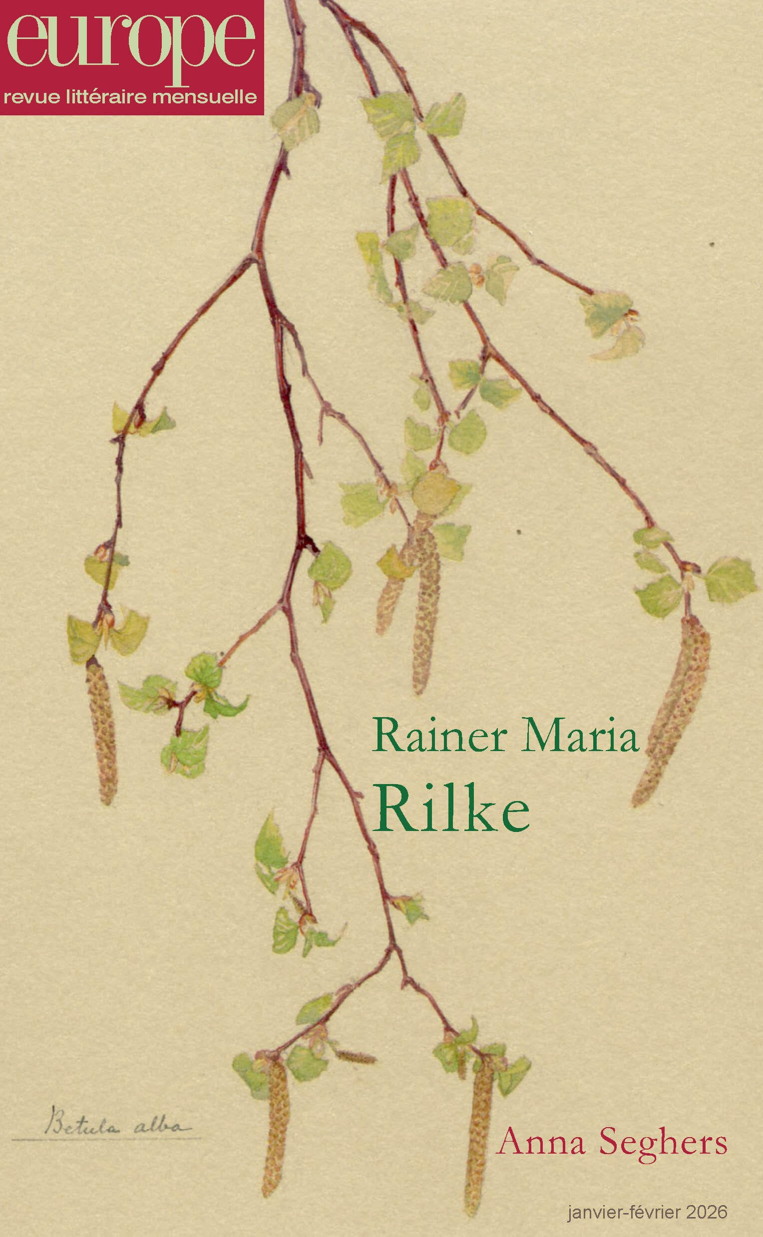 Europe, n° 1161-1162. Rainer Maria Rilke
