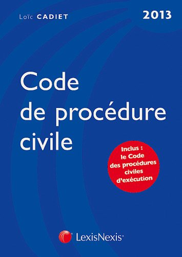 Code de procédure civile 2013