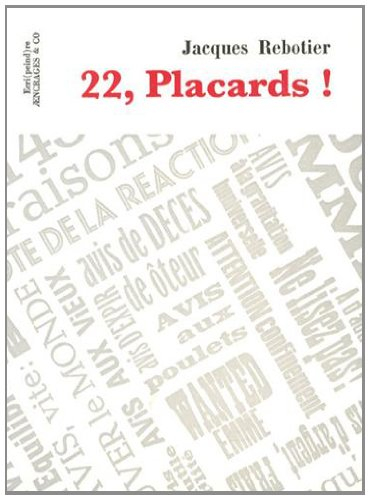 22, placards !