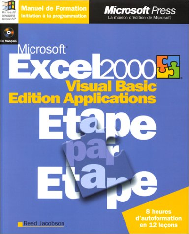 microsoft excel 2000 visual basic applications étape par étape (avec cd-rom)