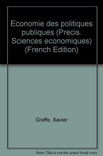 economie des politiques publiques