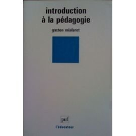 Introduction à la pédagogie