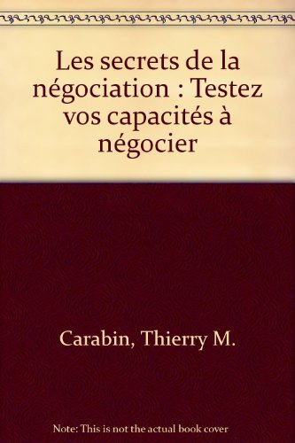 Les secrets de la négociation