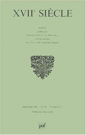 Dix-septième siècle, n° 210