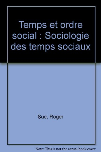 Temps et ordre social