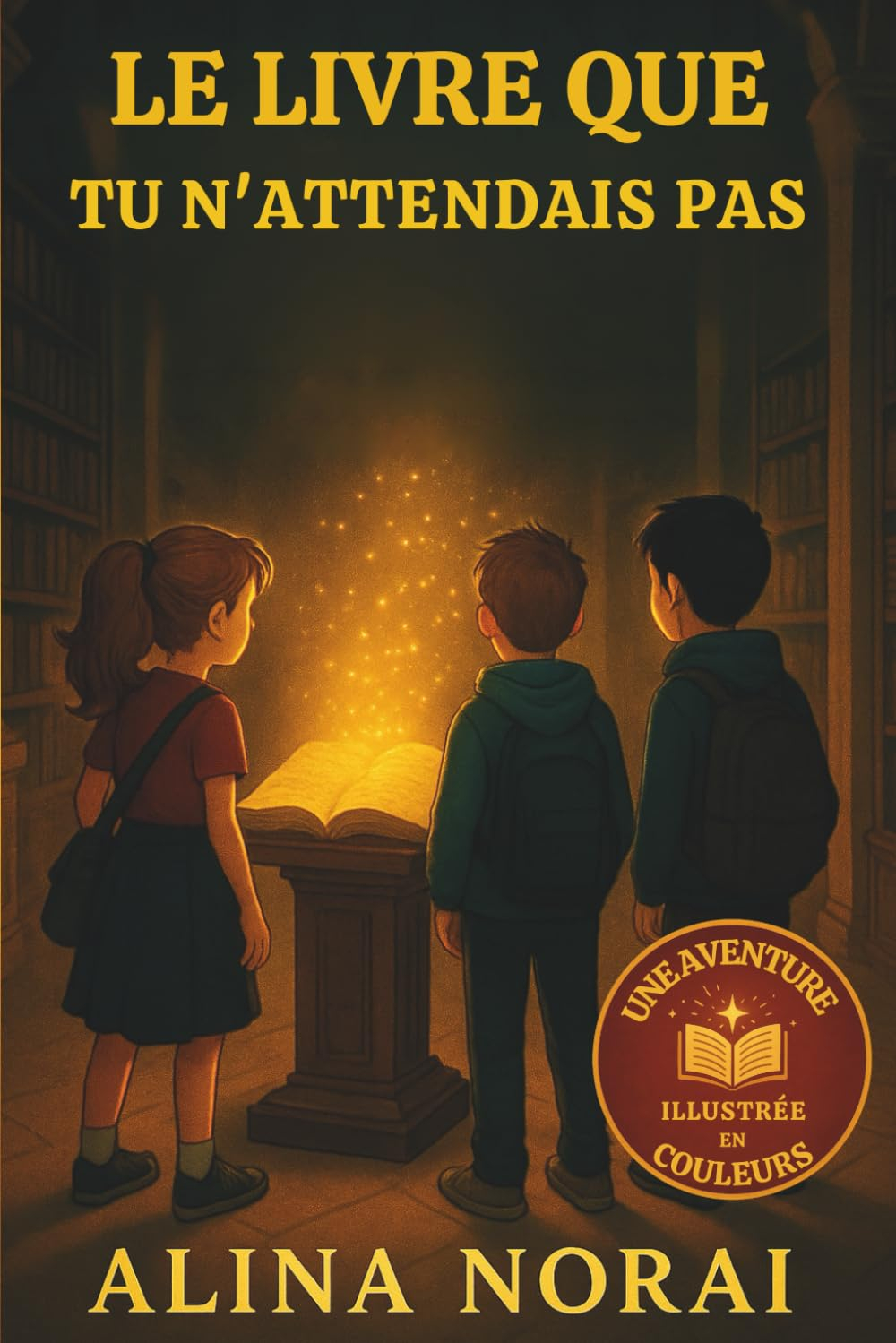 LE LIVRE QUE TU N’ATTENDAIS PAS: Un roman fantastique illustré pour les 8-12 ans rempli d’énigmes, d