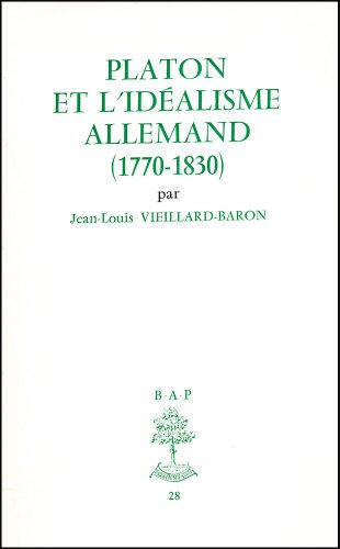 platon et l'idéalisme allemand