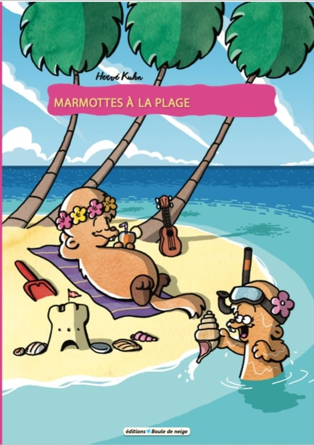 Marmottes à la plage