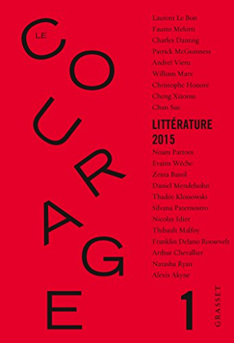 Courage (Le), n° 1. Littérature 2015