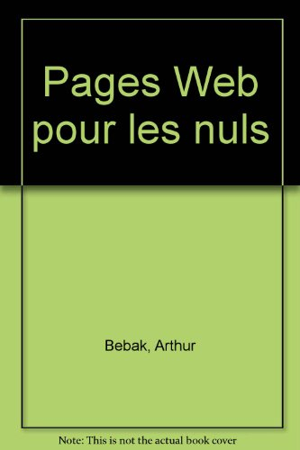 Pages Web pour les nuls