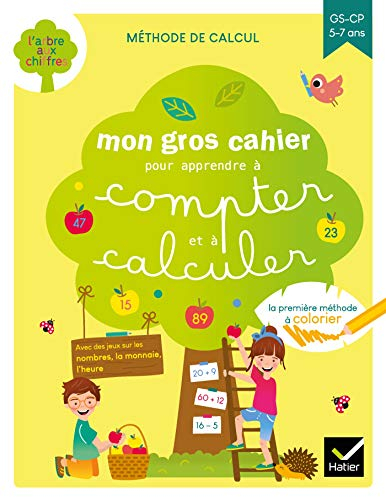 Mon gros cahier pour apprendre à compter et à calculer : GS-CP, 5-7 ans