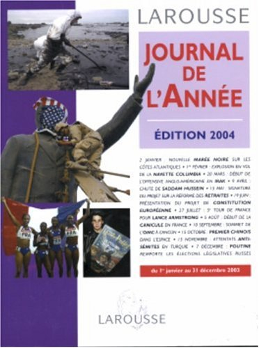 Journal de l'année 2003 : du 1er janvier au 31 décembre 2003