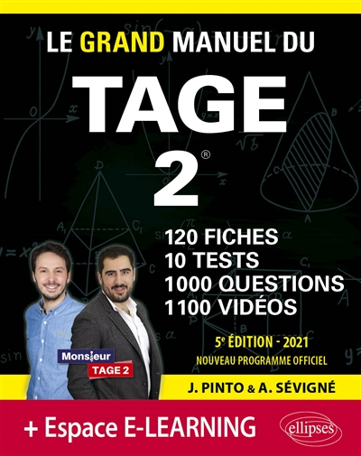 Le grand manuel du Tage 2 : nouveau programme officiel : 2021