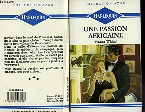 une passion africaine (collection azur)