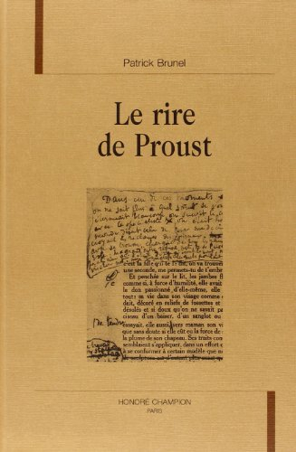 Le rire de Proust
