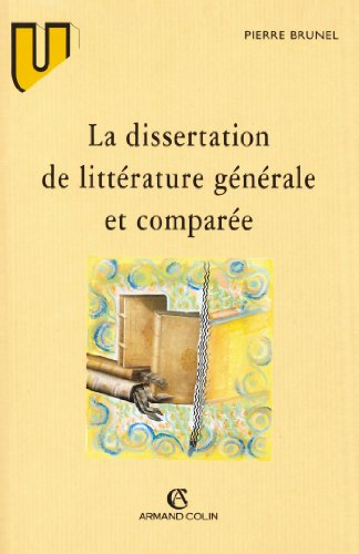 La dissertation de littérature générale et comparée
