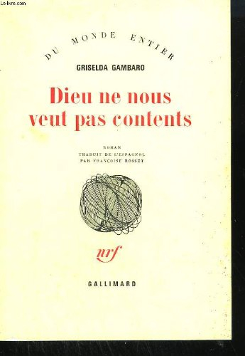 Dieu ne nous veut pas contents