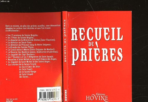 Recueil de prières
