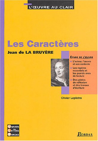 Les caractères, Jean de La Bruyère