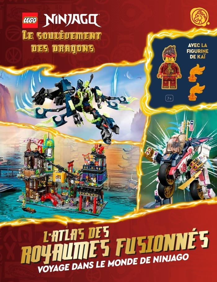 Lego Ninjago. Le soulèvement des dragons : l'atlas des royaumes fusionnés : voyage dans le monde de 