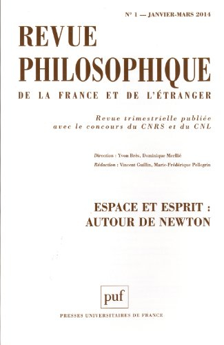 Revue philosophique, n° 1 (2014). Espace et esprit : autour de Newton