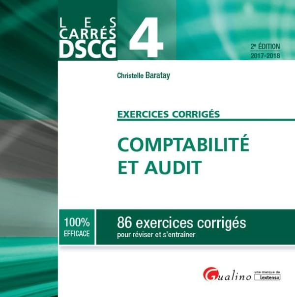 Comptabilité et audit, exercices corrigés